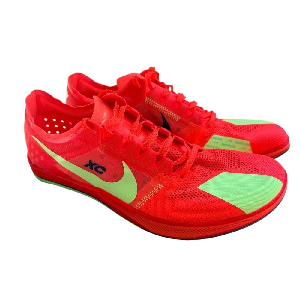NEW Nike ZoomX Dragonfly XC Spikes Men's 10.5 Bright Crimson/Lime Blast